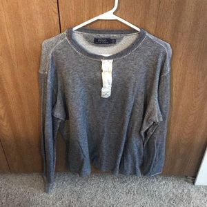 Grey Polo Ralph Lauren long sleeve T-shirt